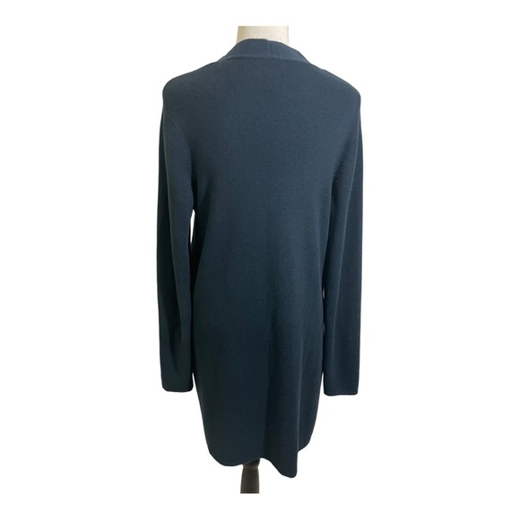 J.Jill womens open front ribbed cardigan. Pockets long. Viscose rayon. Small - Picture 8 of 13